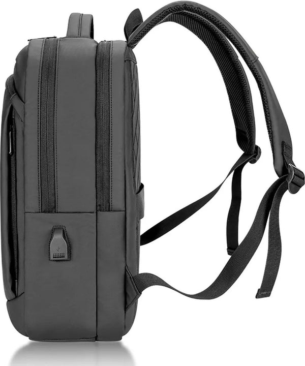 CarryQuest® - Grote Capaciteit - Schoolrugzak - Duurzaam Nylon - Comfortabel Draagsysteem - Zwart