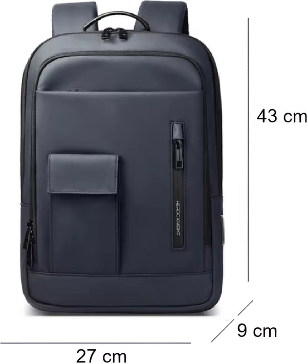 Laptop rugzak 15.6 inch waterdicht polyester USB-oplaadpoort - 4 Kleuren