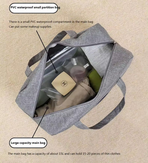 CarryQuest® - Opvouwbare Reistas - Reisweekendtassen - Bagage Tas - Oxford - Reistas - Reistassen - Weekendtas - Weekendtassen - Reis - Reizen - Weekend - Weekenden - Opvouwbaar - Opvouwbare - Duurzaam - Duurzame - - Zwart