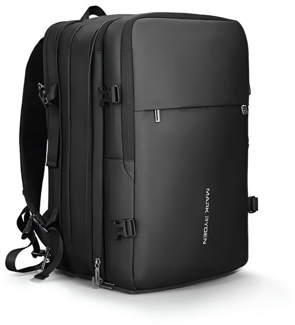 Herenrugzak 40L uitbreidbaar 17,3 inch laptopvak USB lichtgewicht nylon/Oxford - 3 Kleuren
