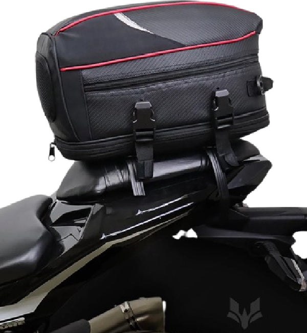 Motorrugzak waterdicht Oxford katoen uitbreidbaar 37L - 2 Kleuren