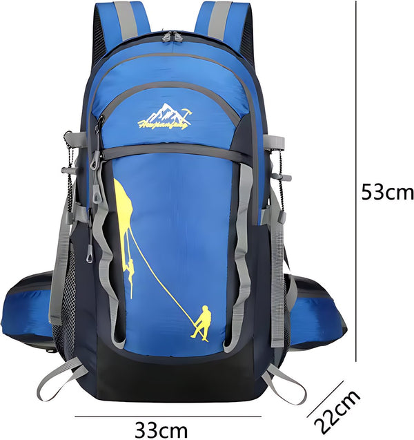 Hiking Rugzak 35L nylon met ingebouwd drinksysteem en regenhoes - 4 Kleuren