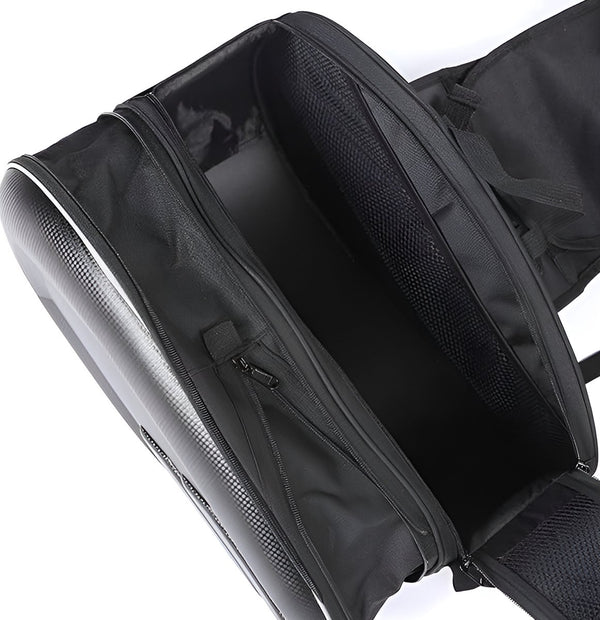 Motorrugzak waterdicht lichtgewicht 36-58L met regenhoes - 2 Kleuren