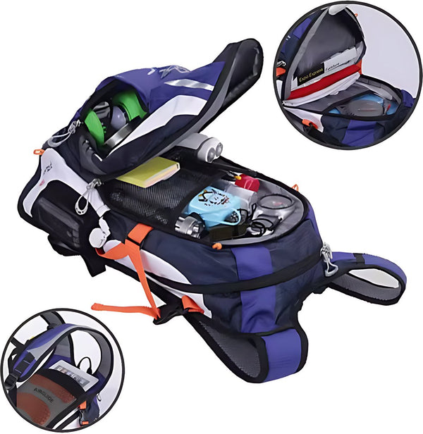 Fietsrugzak 18L hydratatie zonder waterzak waterafstotend nylon reflecterend - 8 Kleuren