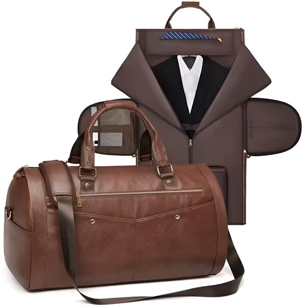 CarryQuest® - Weekendtas Handbagage Opvouwbaar - Duffel Bag - Bruin