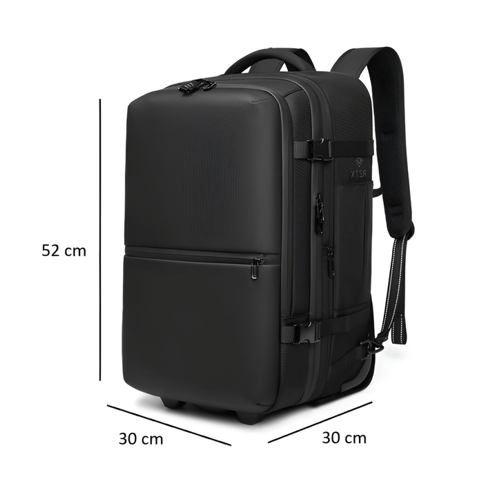 CarryQuest® Vacuüm Rugzak Trolley RZ/TX Pro Evo – Pomp, Handgreep Weeg