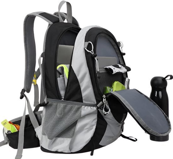 CarryQuest 25L hydratatie rugzak van polyester met drinksysteem, rugventilatie, laptopvak en ergonomische (6)