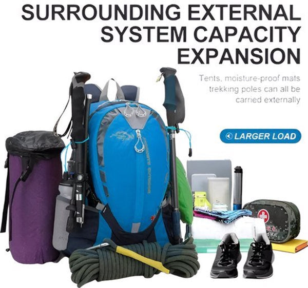 CarryQuest 25L hydratatie rugzak van polyester met drinksysteem, rugventilatie, laptopvak en ergonomische (4)