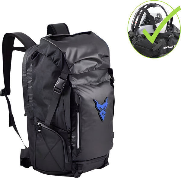 Motorrugzak 48 liter waterdicht met helmvak en laptopvak - 4 Kleuren