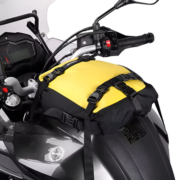 CarryQuest® - Motorfiets Achter Tas 10L Waterdicht Multifunctioneel Zadel Zijbagage Tas Fietsrugzak Universeel 10L - Geel