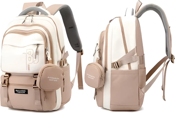 Schooltas meisjes waterdicht patchwork ruime opbergruimte kinderrugzak - 4 Kleuren
