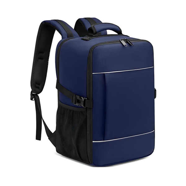 CarryQuest® - Reisrugzak - Laptop tot 15,6 inch + Slimme organisatie - Oxford polyester - Blauw