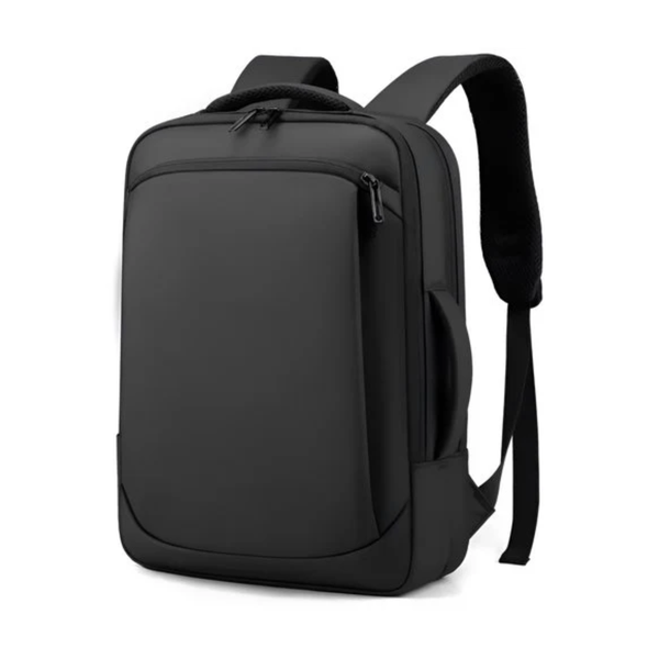 CarryQuest® - Zakelijke Reisrugzak voor Heren - USB Oplaad - Waterdicht Oxford - Slimme Opbergruimte - Ergonomisch Ontwerp - Schoolrugzak - Zwart