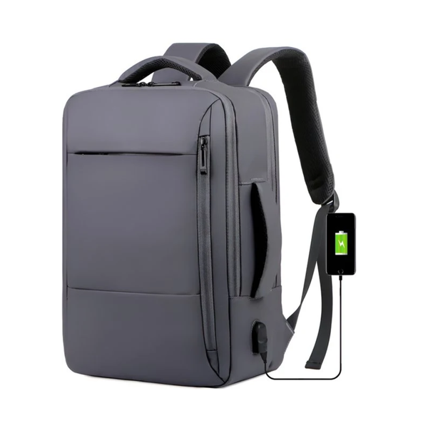 CarryQuest® - Grote Capaciteit Rugzak - USB Opladen + Waterdicht - Heren Laptop Rugzak - Lichtgewicht Nylon - 2 Kleuren