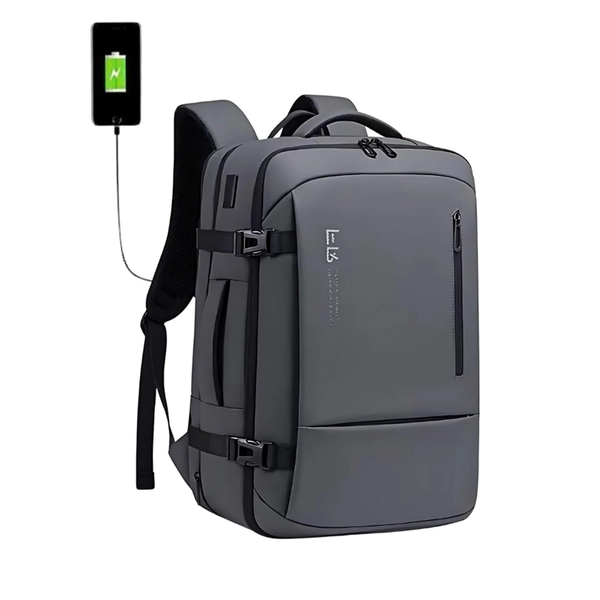 CarryQuest® - Multifunctionele Rugzak voor Heren - 20-35L Capaciteit - Hoogwaardige Nylon - Grijs