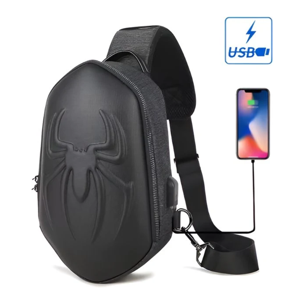 CarryQuest® - Motor Rugzak - Multifunctionele Hand- en Schoudertas - Motorrugzak - Waterdicht, Lichtgewicht, 5 Binnenvakken - Zwart / Navy Blauw / Olijfgroen