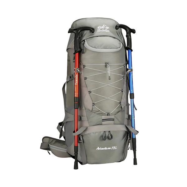 Campingrugzak 75 liter waterdicht met laptopvak en regenhoes - 4 Kleuren