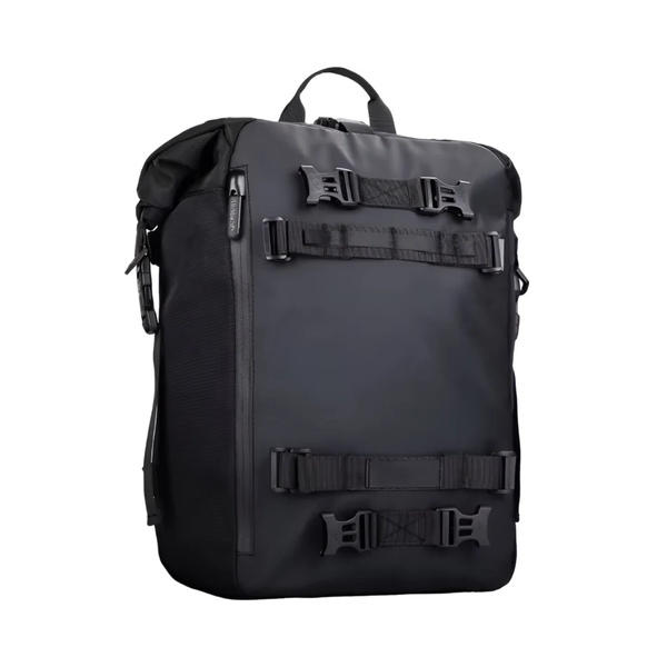 CarryQuest® - Motorfiets Achter Tas 20L Waterdicht Multifunctioneel Zadel Zijbagage Tas Fietsrugzak Universeel - Zwart 20L