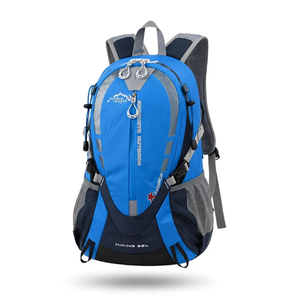 CarryQuest® - 25L Hydratatie Rugzak - Polyester Fiets- & Wandelrugzak met Drinksysteem, Rugventilatie, Laptopvak, Ergonomische Schouderbanden & Front-/Toploader - 45x30x19 cm - 2 Kleuren