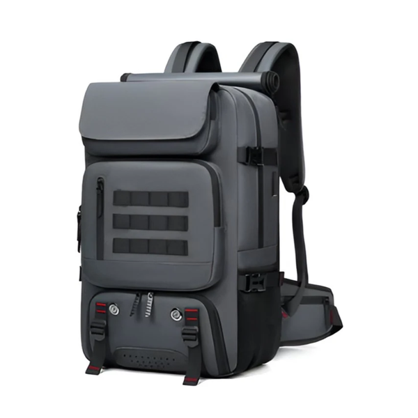 Reisrugzak heren waterdicht 17 inch laptopvak 50L - 3 Kleuren