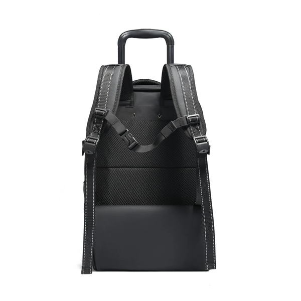 CarryQuest® - BANGE Rugzaktrolley 34L – Trolley Rugzak met Wielen - Laptopvak 15.6 inch - TSA Slot - Waterafstotend - Reistas - BG8150 - Zwart