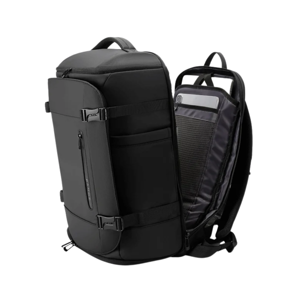 CarryQuest®-BANGE Handbagage Reisrugzak 46x31x20 cm - Cabin Bag / Cabin Rugzak - Reisrugzak Vliegtuig - 180° Kofferopening - Laptopcompartiment 17 inch - Waterafstotend - Slimme Organizer Vakken - Grote Inhoud - Weekendtas Rugzak - Travel Backpack voor…