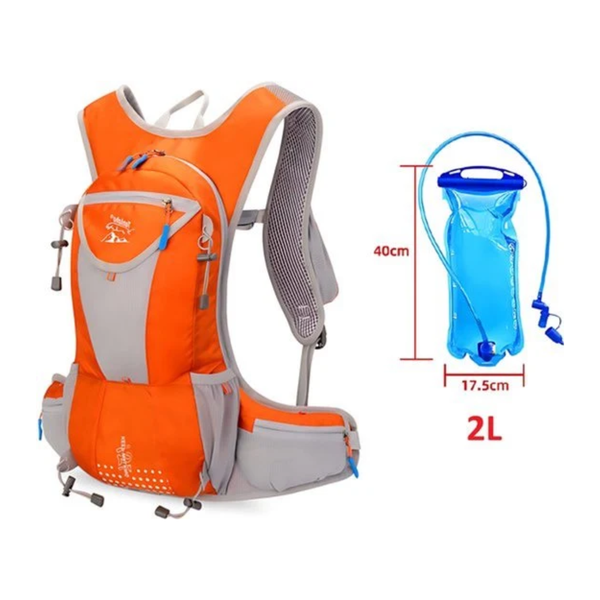 Hydratatie fietsrugzak 2L waterzak ultralicht polyester waterdicht reflecterend rugventilatie - 7 Kleuren