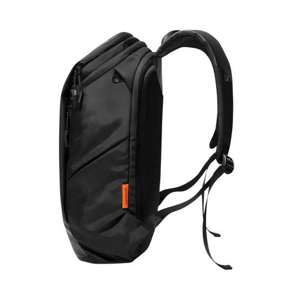 CarryQuest® - Heren Grote Capaciteit 17,3 Inch Laptop Rugzak - Waterafstotend Nylon - 52x32x16cm - Reistas - Ergonomisch Ontwerp - Zwart