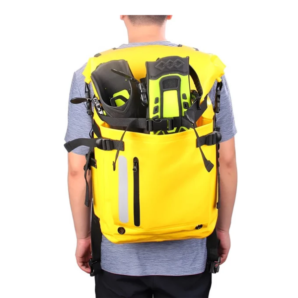 Dry Bag Rugzak 30L waterdicht met rolsluiting, vinnenvak en verstelbare riemen - 2 Kleuren