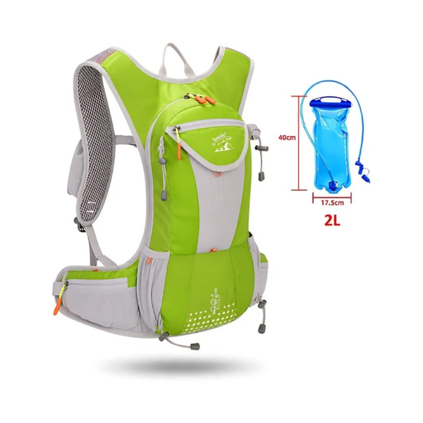 Hydratatie fietsrugzak 2L waterzak ultralicht polyester waterdicht reflecterend rugventilatie - 7 Kleuren