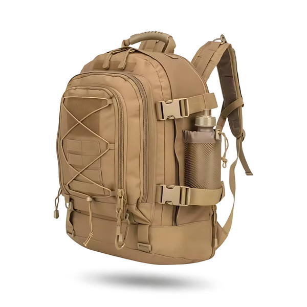 Tactische rugzak 65L nylon met rugventilatie en regenhoes - 5 Kleuren