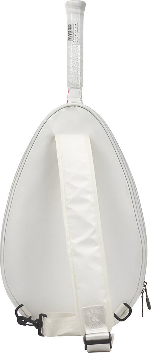 CarryQuest® - Tennistas - Tennis Rugtas - Tennis - Rugtas - Sporttas - Racket - Badminton - Tennisracket - Sport - Heren - Dames - 47 x 29 x 8 cm - Nylon - Polyester - Waterbestendig - Gratis Verzending - Wit