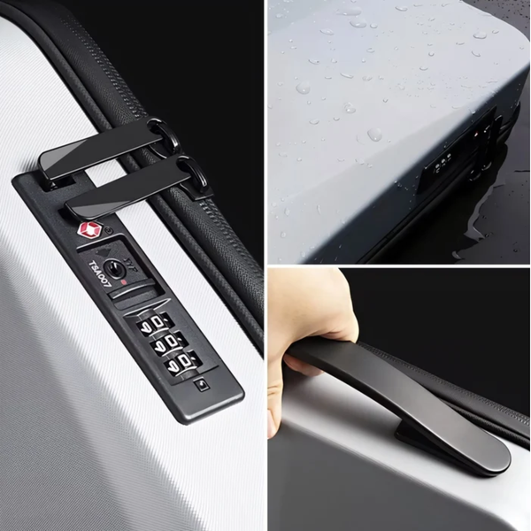 CarryQuest® - Shell Ontwerp Anti-dief TSA Lock Rugzak - Reistas Met USB Opladen - Waterdicht, Ergonomisch, Slimme Opbergruimte - 15.6 inch - 3 Kleuren