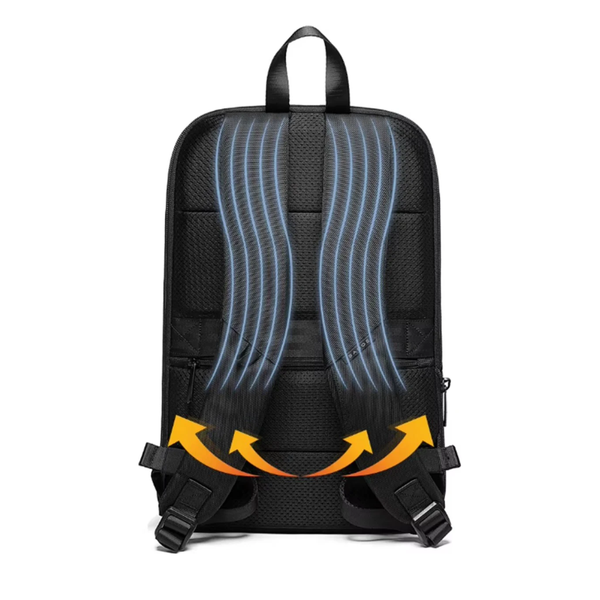 CarryQuest® - Mannen Zakelijke Waterdichte 15.6" Laptop Rugzak - Slimme Opbergruimte + Ergonomisch Comfort - Schoudertassen - 3 Kleuren