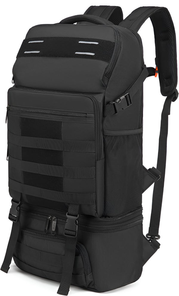 CarryQuest® - Geïsoleerde Koeltas - Lunchtas - Campingrugzak met Grote Capaciteit - Afneembare Thermische Lunchtas - Hoogwaardige Isolatie - Outdoor reisrugzak - Zwart