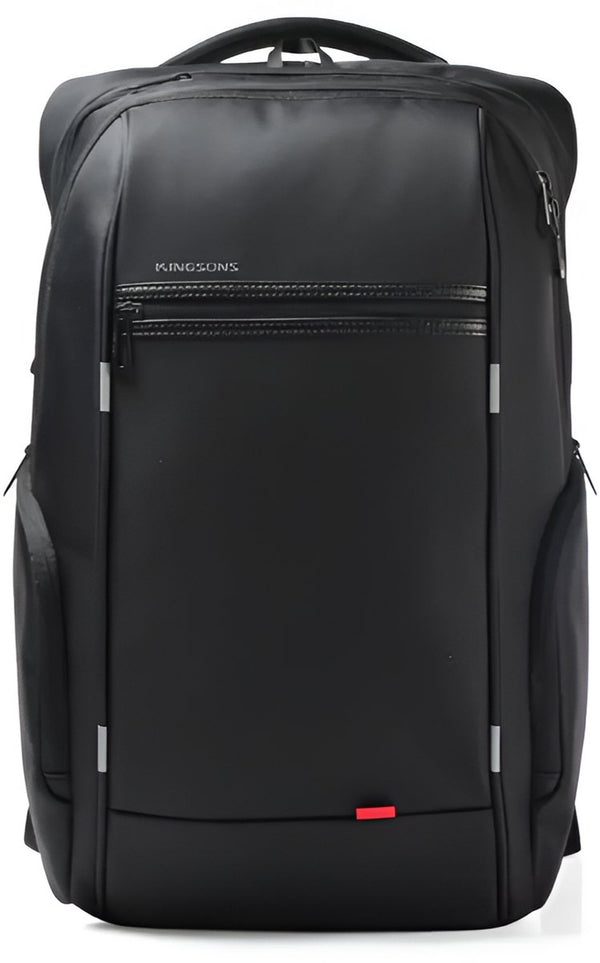 CarryQuest® - Kingsons Waterdichte Laptop Rugzak - USB Oplaadbaar + Anti-diefstal - 15.6-17.3 inch - Zwart