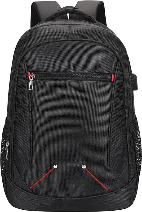CarryQuest® - grote capaciteit - schoolrugzak - outdoor reizen - duurzaam - 48x33x15cm - zwart