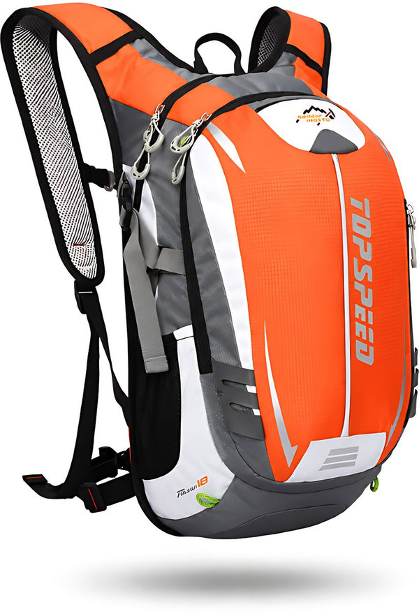 Fietsrugzak 18L hydratatie zonder waterzak waterafstotend nylon reflecterend - 8 Kleuren