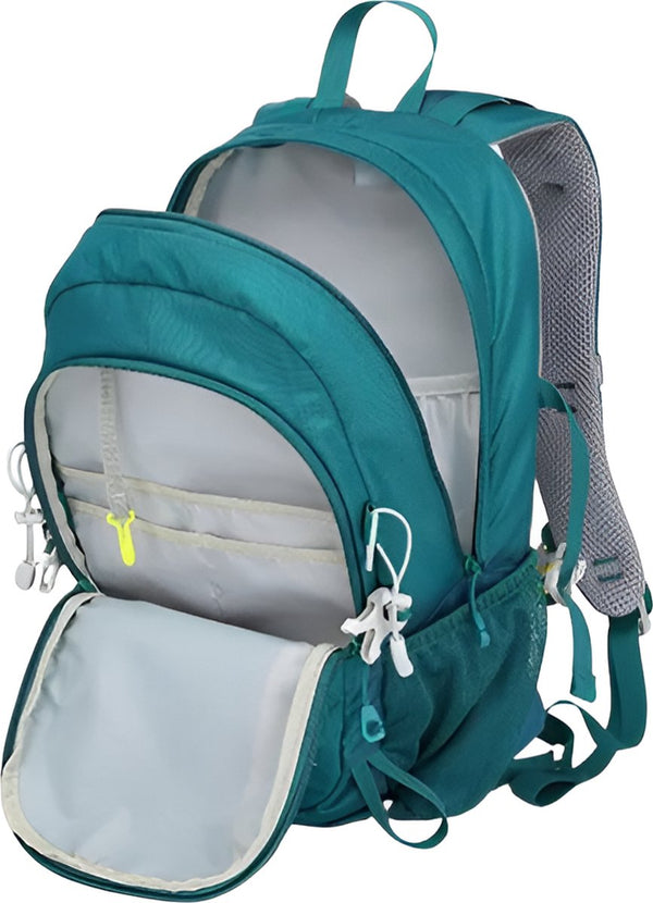 CarryQuest® - 20L Rugzak - Fietsen Reizen Knapzak Wandelen Dagrugzak - Ultralicht - Waterafstotend - 45x30x15cm - Rood