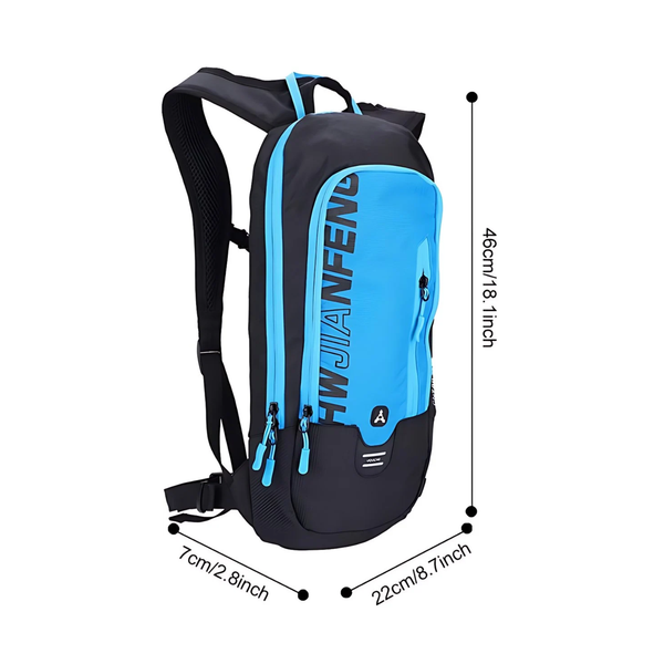 Sportrugzak 6L ultralight waterdicht polyester met waterreservoirvak en rugventilatie - 5 Kleuren