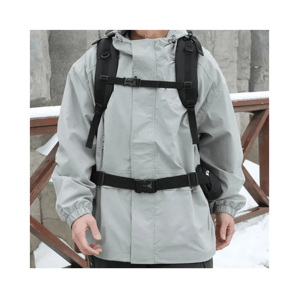 CarryQuest® - 60L - Hiking Rugzak - Rugzak - Waterdicht - Duurzaam - Nylon - Wandelen - Zwart