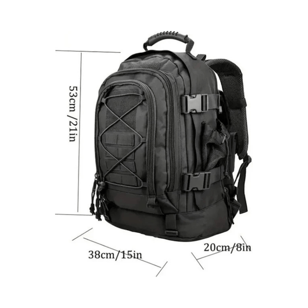 CarryQuest® - 65L - Military - Rugzak - Wandelen - Kamperen - Vissen - Outdoor - Camouflage