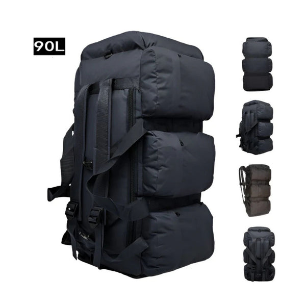 CarryQuest® - 90L Backpacks - Wandelrugzak - Hiking backpack Organizer - 90 Liter - Zwart