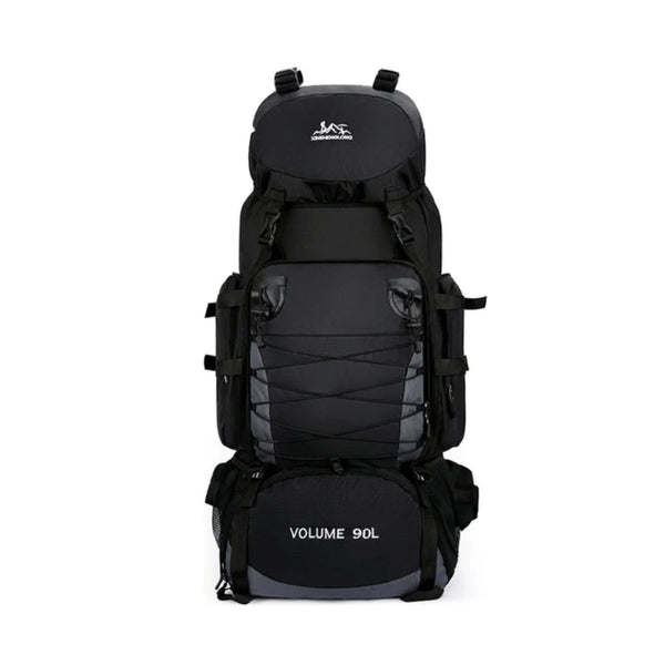 CarryQuest® - 90L - Waterdichte - Wandelen - Camping - Rugzak - Backpacks - 90 Liter - Zwart
