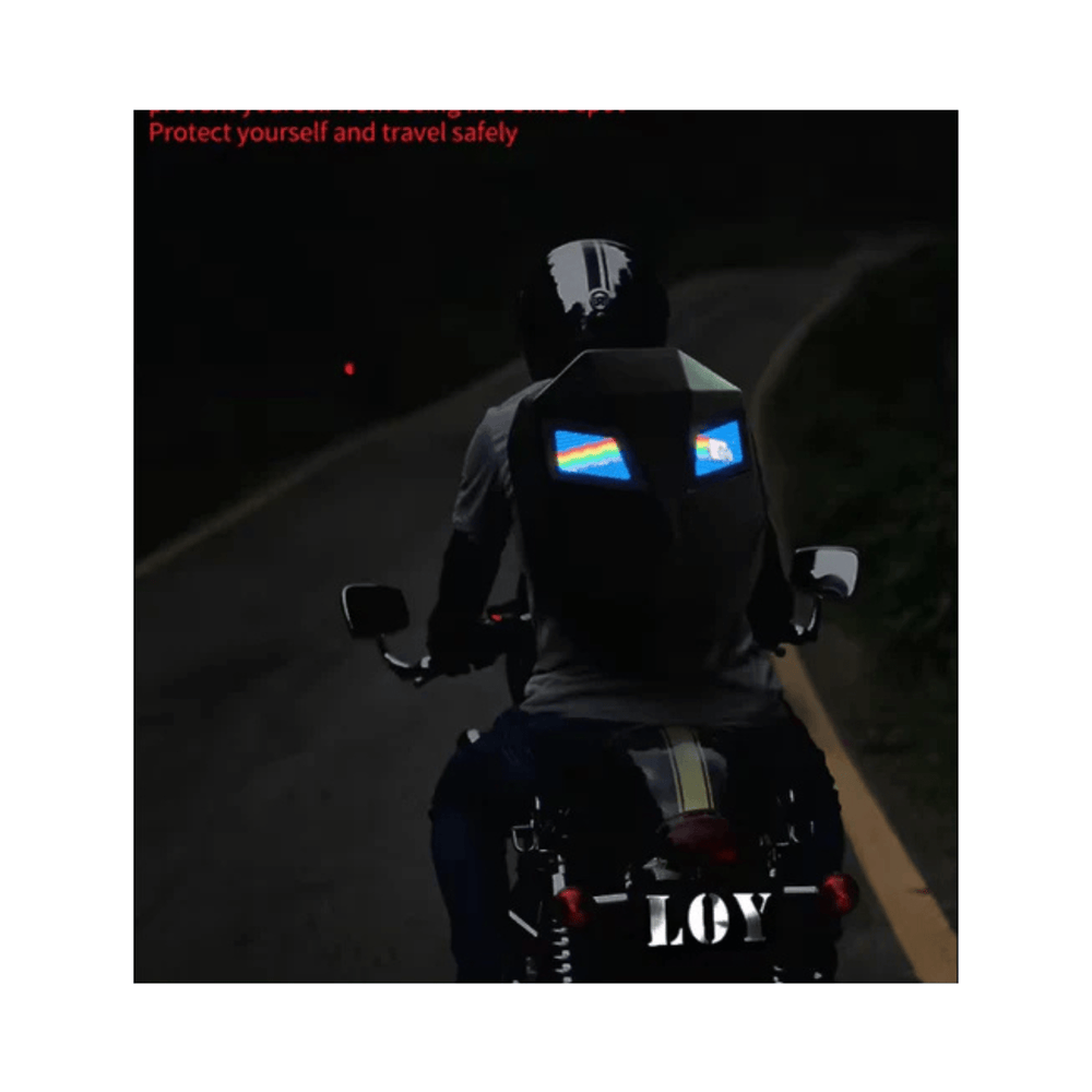CarryQuest® - LED Backpack + 20000mAh SOLAR Powerbank - Size L - Motor