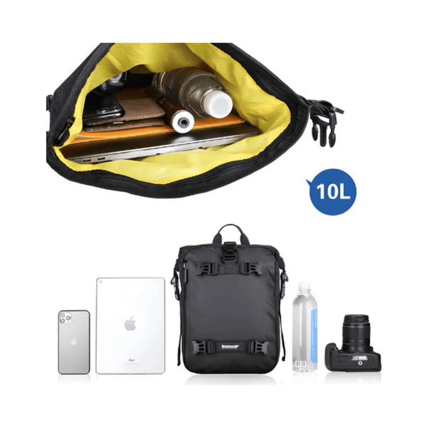CarryQuest® - Motor Achter Tas 10L Waterdicht - rugzak Universeel - 10L - Zwart